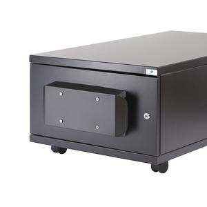 ACOUSTI Mini Cabinet  6U, 12-15 dB Glassdør, støysvake vifter og støvfilter (ARM6-6-10)