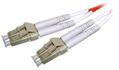 OE Tek Fiberpatchkabel, LC/LC, 50/125,  0,5 m Halogenfri, Duplex, 2mm, orange