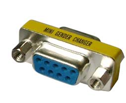 LinkIT gender changer   DB9 F-F Slim utgave (G-9FF)