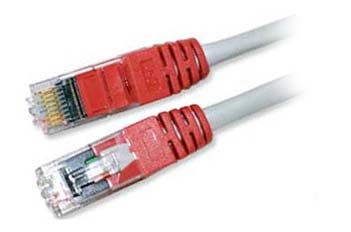 Deltaco krysskabel - 50 cm - grå (TP-60X)