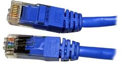 LinkIT Patch U/UTP Cat5e blå 1m AWG 26/7 | PVC