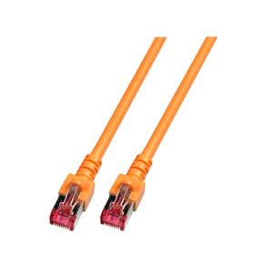 LinkIT Patch S/FTP Cat6 oransje 0.5m AWG 27/7 | LSZH (STP-6ORHF-005)