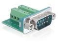 DELOCK Adapter Terminalblock 10pin -> D-Sub9 St