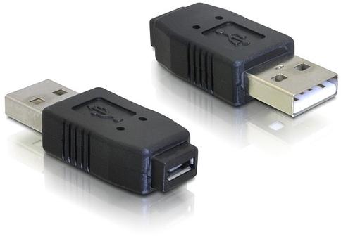 DELOCK USB-Adapter USB2.0 Typ A -> micro A+B St/Bu (65029)