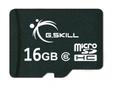G.SKILL microSDHC 16 GB (Class 6, inkl. Adapter, schwarz)