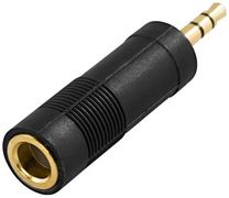 DELTACO Adapter Stereo 3.5 mm Male - Stereo 6.3 Female