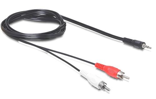 DELOCK Audiokabel 3,5mm stereo -> 2x Cinch St/St 5 (84212)