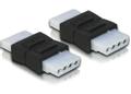 DELOCK Adapter 4pin Molex -> 4pin Molex Bu/Bu