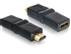 DELOCK HDMI Adapter HDMI Typ A -> Typ A St/Bu 180°