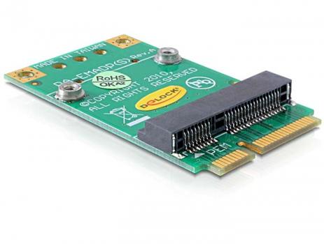 DELOCK Mini PCI Expr Card Konverter Half-Size -> F (65229)