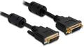 DELOCK DVI Verl. DVI(24+5) -> DVI(24+5) St/Bu 1,00