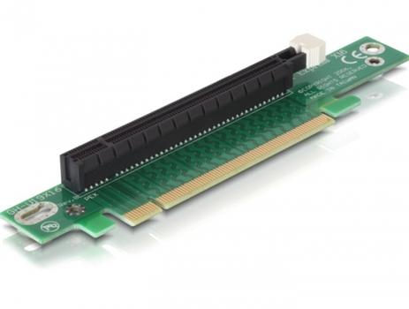 DELOCK Riser Card PCI Expr x16 links gewinkelt 1HE (89105)
