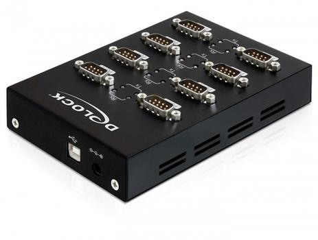 DELOCK Seriell-Hub 8-Port 1x USB2.0 -> 8x D-Sub9 e (61860)