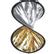 WALIMEX Double Reflector silver/ gold,  30cm