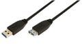LOGILINK USB-Kabel 3.0 A St / A Bu 2m