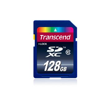 TRANSCEND d Premium - Flash memory card - 128 GB - Class 10 - SDXC (TS128GSDXC10)