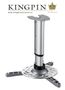 KINGPIN Vertical Proj Mount 14 cm, Vit
