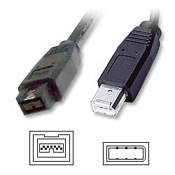 DCI FireWire IEEE1394B,  9/6 1,8 m 800Mb/sek (CFWM96-0018)