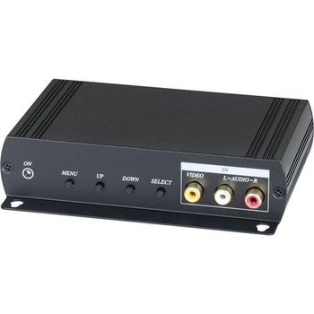 OEM Video till VGA omvandlare med ljud, 3xRCA till HD15 hona, vidarekoppli (AD001HH)