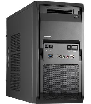 CHIEFTEC LIBRA LT-01B GAMING MINI TOWER W/O PSU 1x USB 3.0 2x USB 2.0 Mic-in Audio-out AZALIA / HD-Audio (LT-01B-OP)