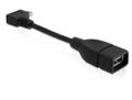 DELOCK USB-Kabel Typ A -> micro B 90° gew. Bu/St 0