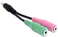 DELOCK 3.5mm/2 x 3.5mm