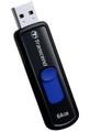 TRANSCEND JETFLASH 760 64GB USB 3.0 CAPLESS DESIGN BLACK/RED MEM