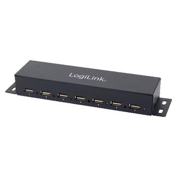 LOGILINK USB 2.0 Hub, 7-port, metal,  (UA0148)