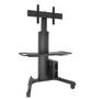 CHIEF MFG CHIEF LPAUB - Large Fusion, Mobile height adj. floorstand, VESA 200x200-800x400, Max 90,7kg, Black