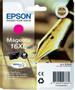 EPSON 16XL ink cartridge magenta high capacity 6.5ml 450 pages 1-pack blister without alarm (C13T16334010)