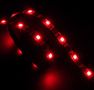AKASA Vegas LED Strip Light Red 60 cm, 15x LEDs, Flexible, Molex 4 pin, 12V, Power Adapter Cable
