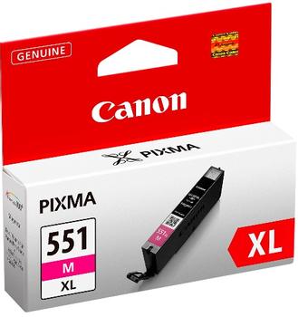 CANON CLI-551XL M BL ink cartridge magenta 1-pack blister with alarm (6445B004)