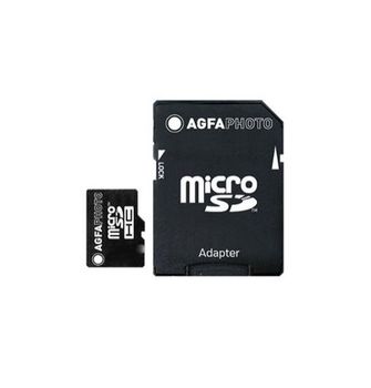 AGFAPHOTO Mobile High Speed 16GB MicroSDHC Class 10 + Adapter (10580)