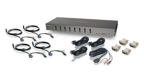 IOGEAR 8-port DVI KVMP switch (GCS1108KIT2)