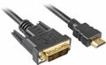 SHARKOON Kabel HDMI  -> DVI-D (18+1) 3m schwarz