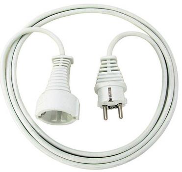 BRENNENSTUHL extension cable 3m white 1x (1168430)