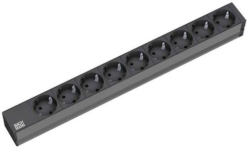 BACHMANN 9X Schuko, 2M Power Extension (333.506)