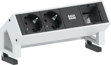 BACHMANN 2X Schuko 1X Custom Module  (902.203)