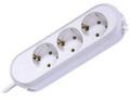 BACHMANN 3-socket outlet ,white 5m