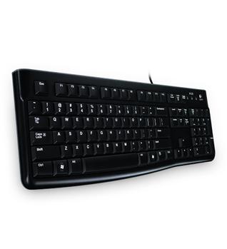 LOGITECH K120 Corded Keyboard black USB for Business - EMEA (RUS) (920-002522)