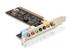 DELOCK PCI Card Soundkarte 7.1