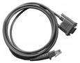 DATALOGIC CAB-327, RS232 CABLE DB9 RCPT, E/P, STRT, 2M CABL