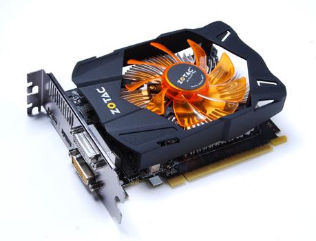 ZOTAC GeForce GTX 650 2GB GDDR5 PCI-Express 3.0, DL-DVI-D + DL-DVI-I, 2xHDMI, 1071MHz (ZT-61002-10M)