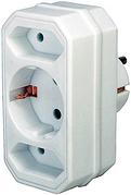 BRENNENSTUHL Adapterstecker Schutzkontakt 3