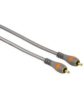 HAMA Kabel RCA - RCA Guld 3m Grå Hane - Hane TL (78718)
