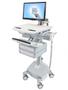 ERGOTRON STYLEVIEW CART WITH LCD ARM LIFE POWERED 2 DRAWERS EU SAU-EU PERP (SV44-1222-2 $DEL)