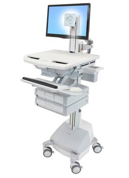 ERGOTRON styleview cart LCD pivot 4 drawers SLA powered (SV44-1341-2)