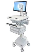ERGOTRON styleview cart LCD pivot 6 drawers SLA powered