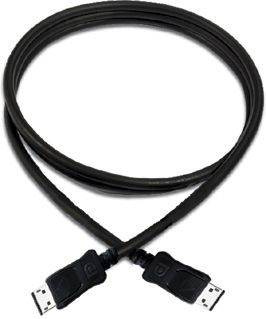 ACCELL 2M DISPLAY PORT 1.2 CABLE SPEED 2X DP 1.1 SPEC IN POLY BAG (B142C-007B-2)