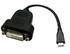 ACCELL adapterkabel, mini HDMI till DVI-D adapter, 0,19m, svart